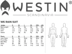 Westin W6 Rain Pants Steel Black -Professional Fishing Equipment Discount Store A87 554r 4